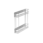 (2, Suitable for cabinets with a diameter of 200mm) Pull-out wire basket storage rack with soft-close function